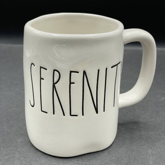 Rae Dunn "SERENITY” Artisan Collection Coffee Mug Magenta Tea Cup - Picture 1 of 7